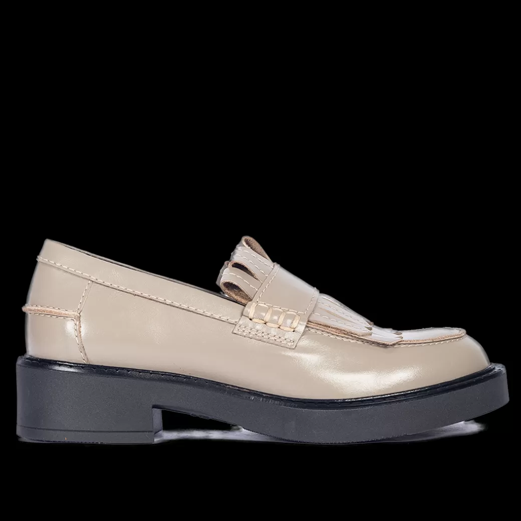 Discount Chunky Penny Loafer Med Frynser Dame Loafers | Sko