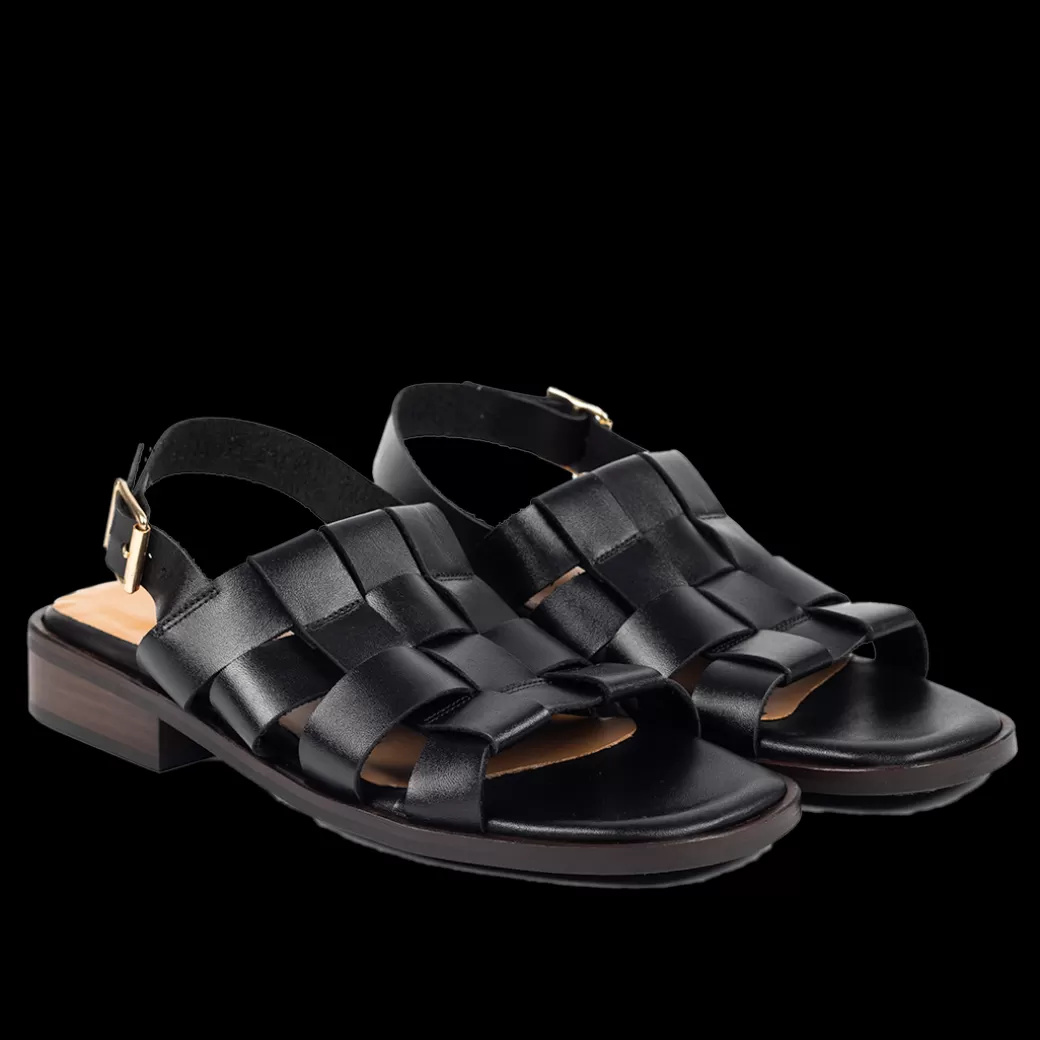 Outlet Flettet Sandal Dame Sandaler