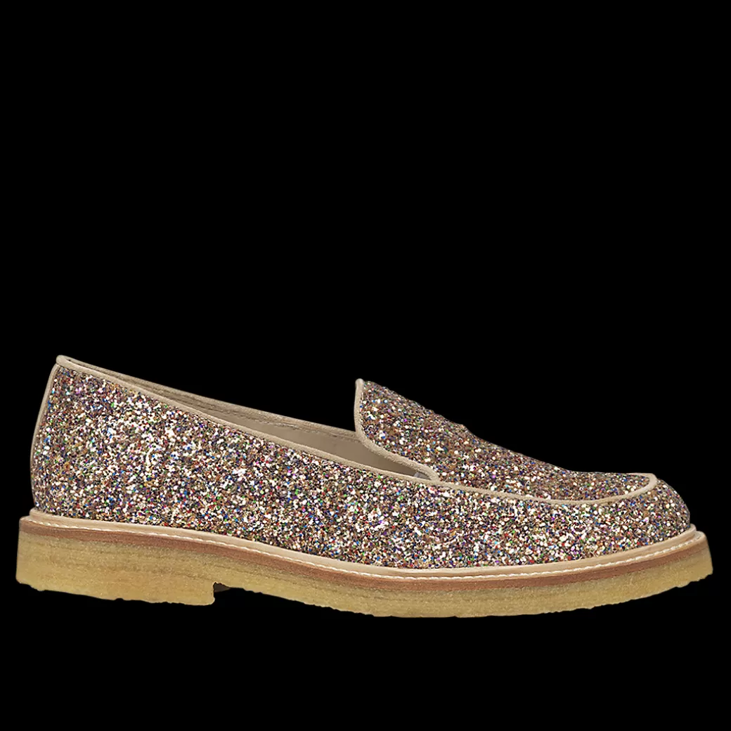 Best Sale Funklende Glitter-loafer Dame Loafers | Sko