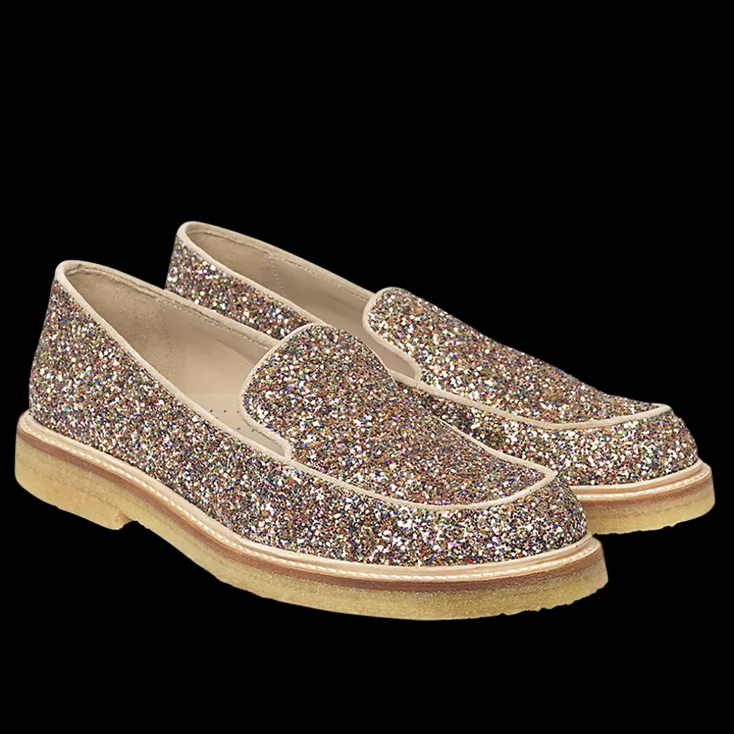 Best Sale Funklende Glitter-loafer Dame Loafers | Sko