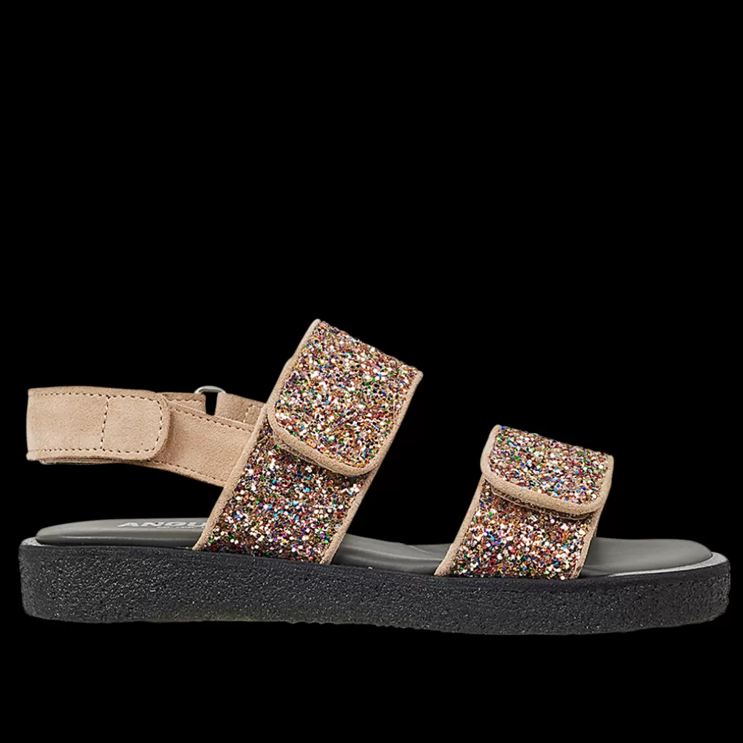 Clearance Funklende Glittersandal Børn Sandaler