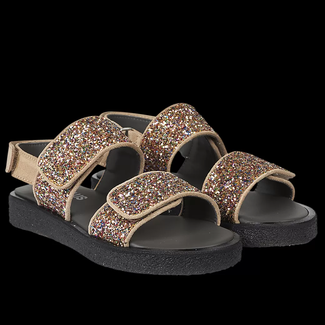 Clearance Funklende Glittersandal Børn Sandaler