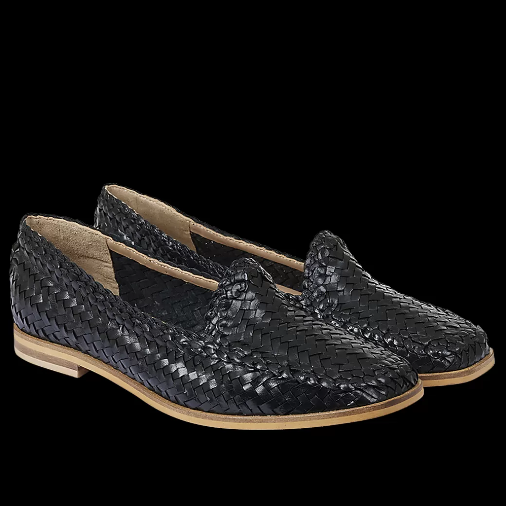 Hot Håndflettet Loafer Dame Loafers | Sko