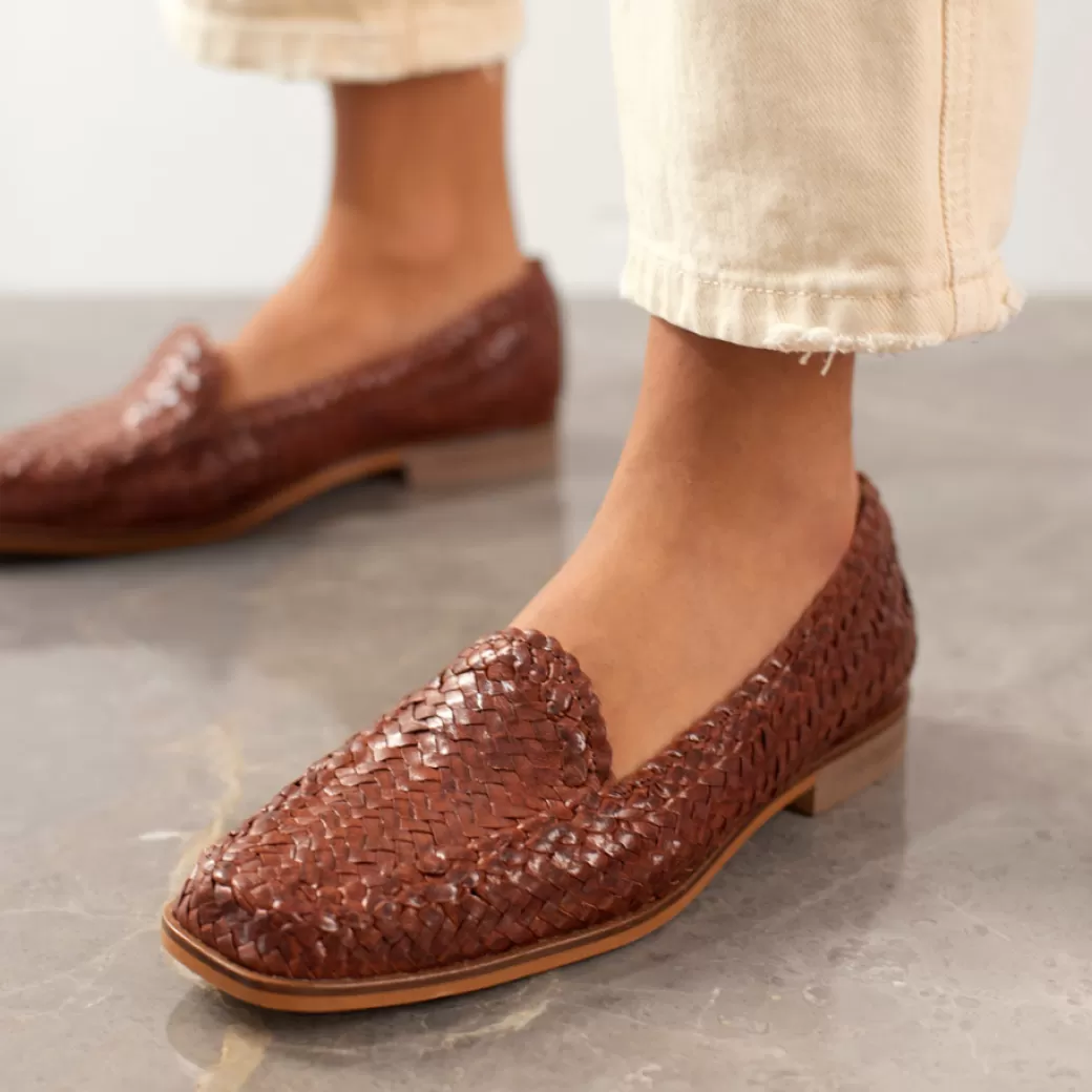 Cheap Håndflettet Loafer Dame Loafers | Sko