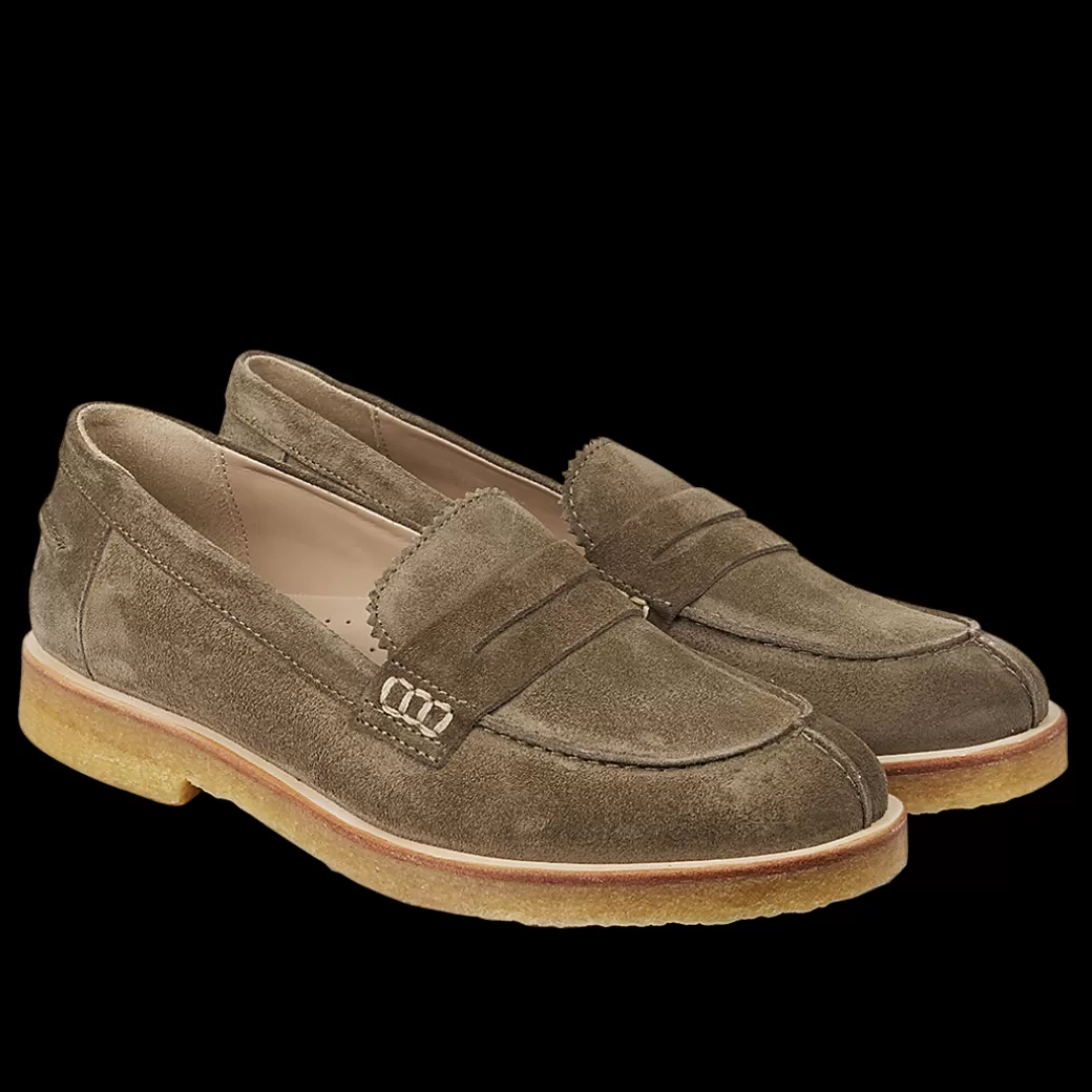 New Klassisk Loafer Med Blød Hælkappe Dame Loafers | Sko