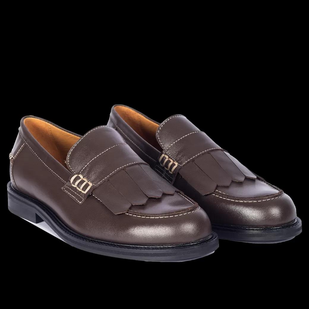 Best Sale Klassisk Penny Loafer Med Frynser Dame Loafers | Sko