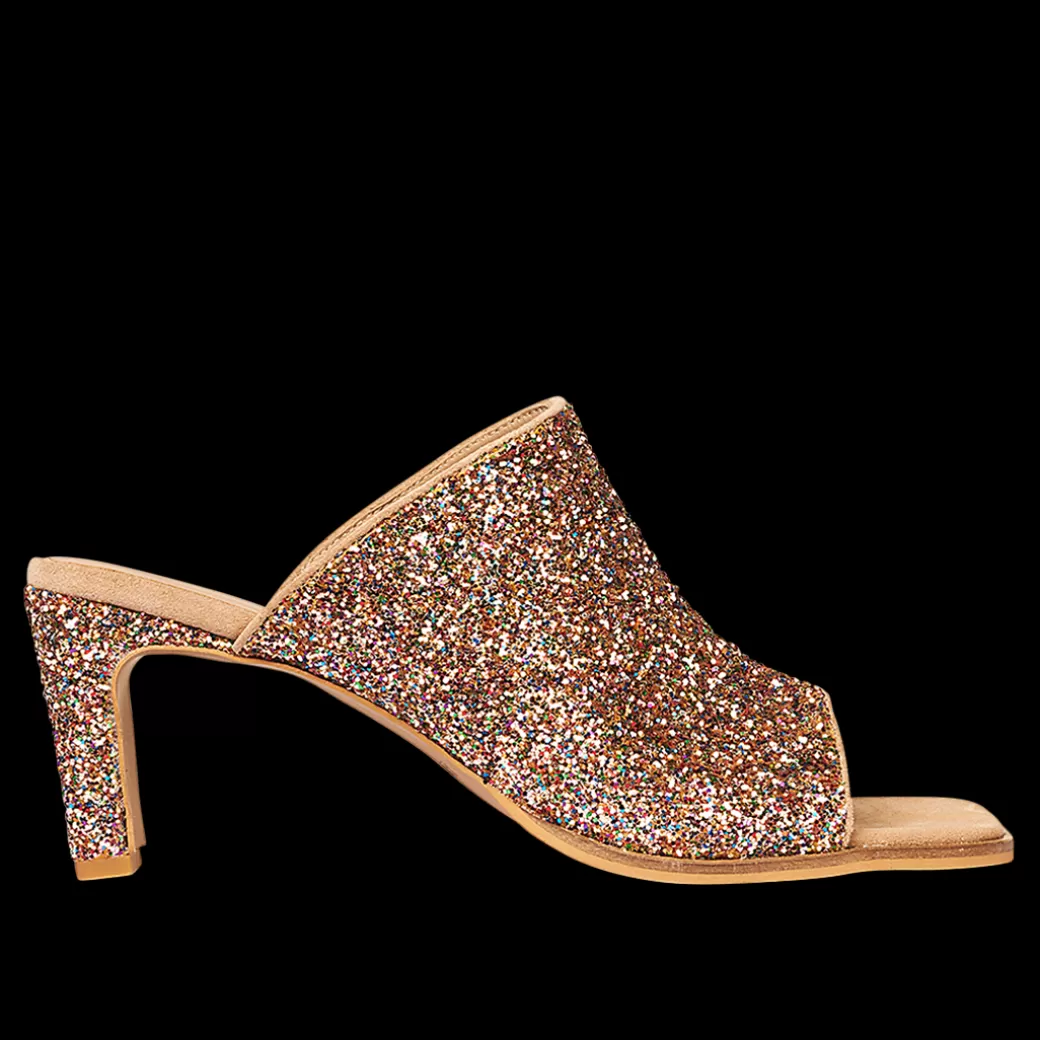 Best Sale Mule I Funklende Glitter Dame Pumps Og Højhælede | Sandaler