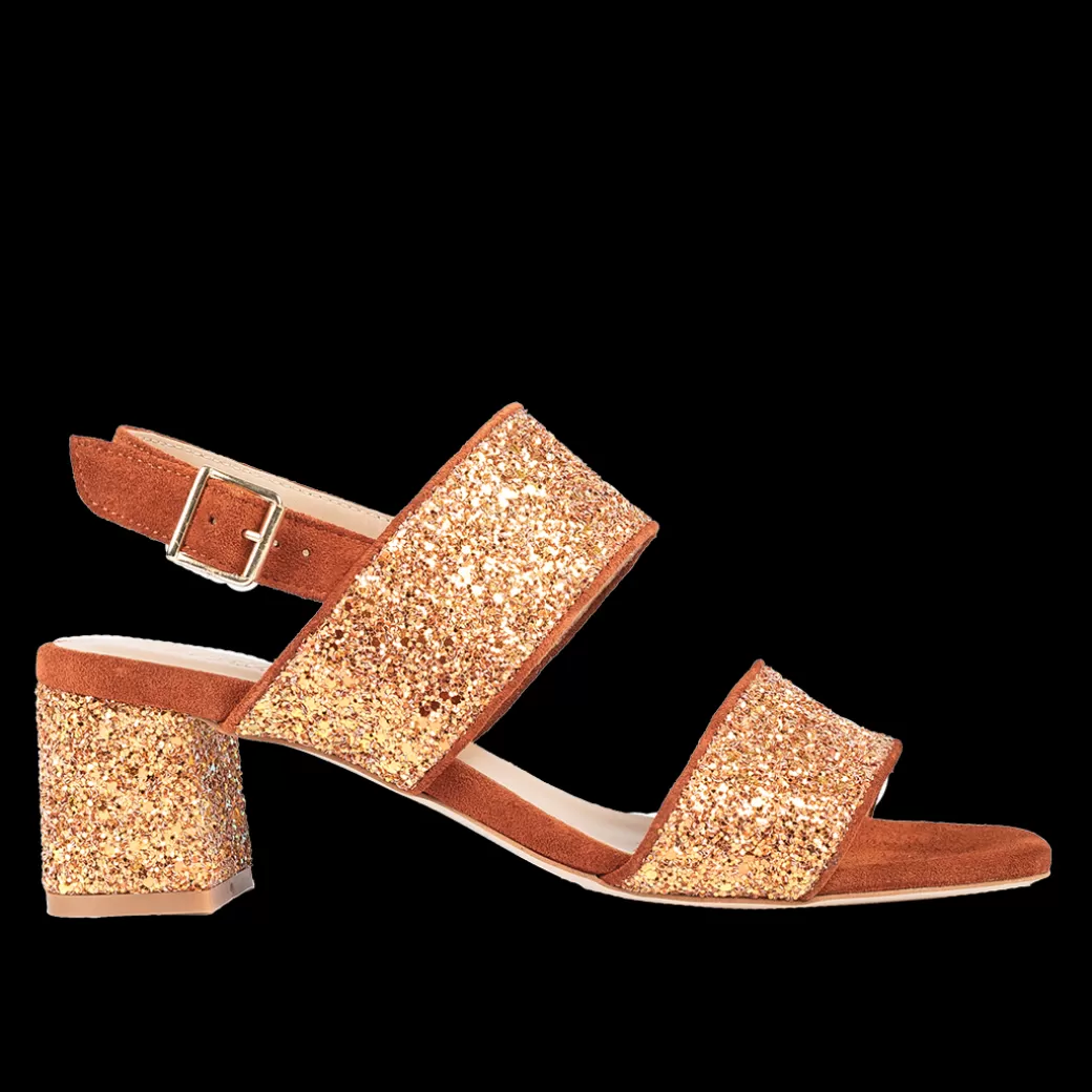 Best Remsandal I Funklende Glitter Dame Sandaler