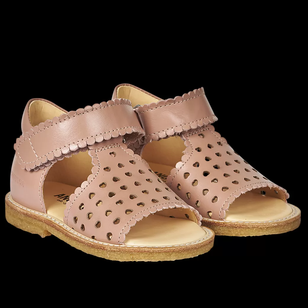 Fashion Sandal Med åben Tå, Mini-hjerter Og Velcrolukning Børn Sandaler