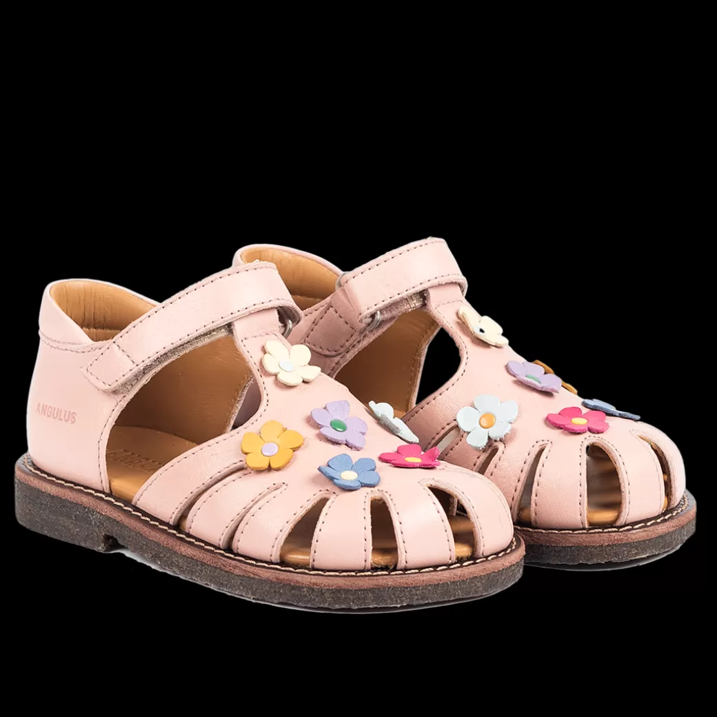 Flash Sale Sandal Med Blomsterapplikationer Børn Sandaler | Rummelig Pasform