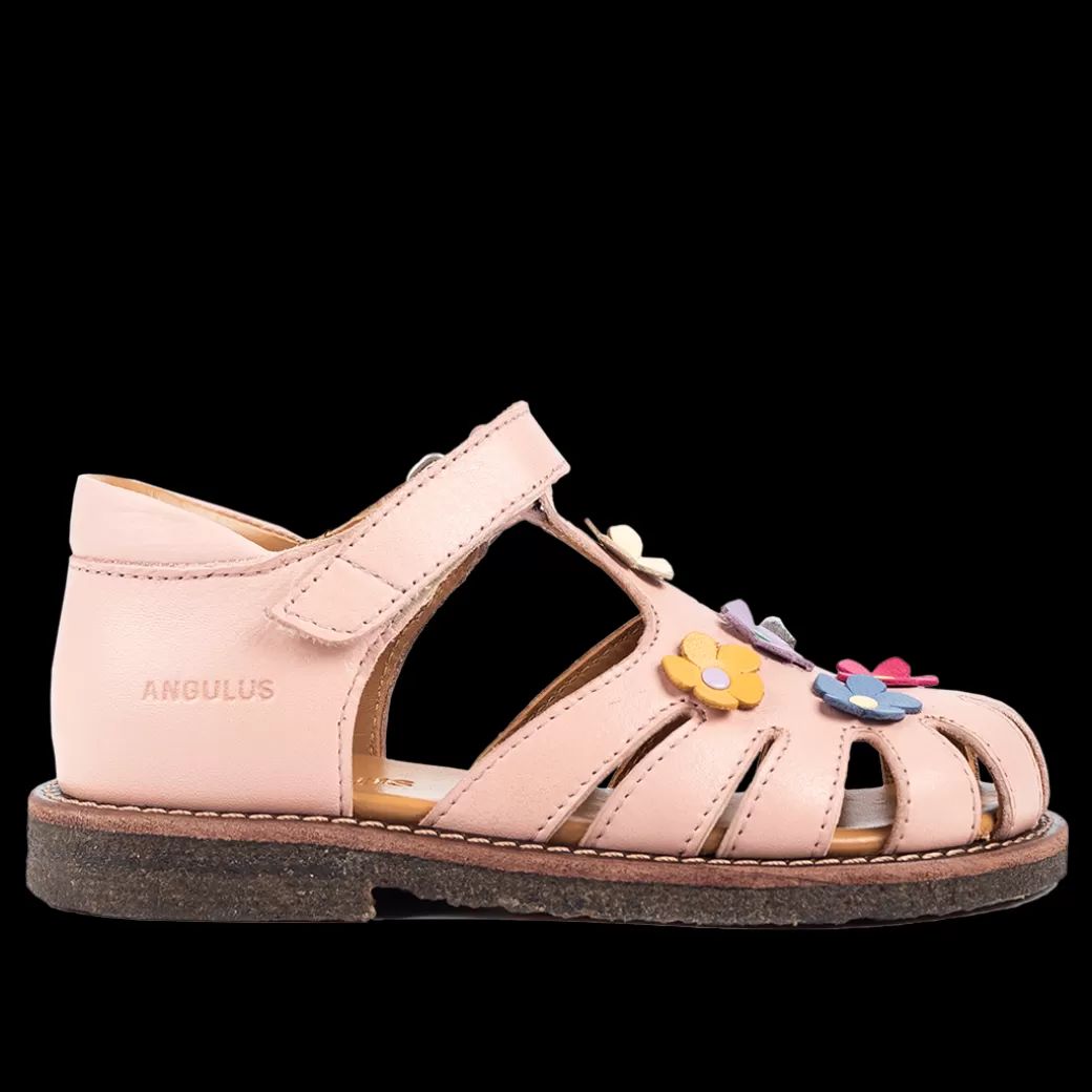 Flash Sale Sandal Med Blomsterapplikationer Børn Sandaler | Rummelig Pasform