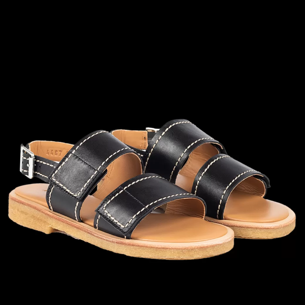 Cheap Sandal Med Detalje Stikninger, Velcro Og Spænde Børn Sandaler