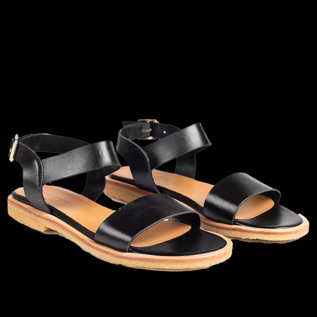 Store Sandal Med Guldspænde Dame Sandaler