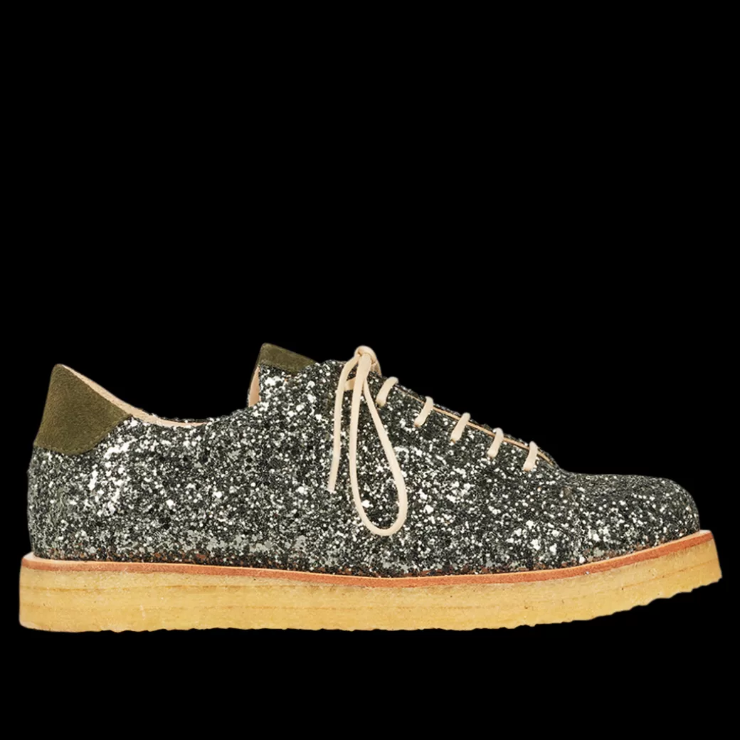 Cheap Sneaker I Glitter På Plateausål Dame Sko