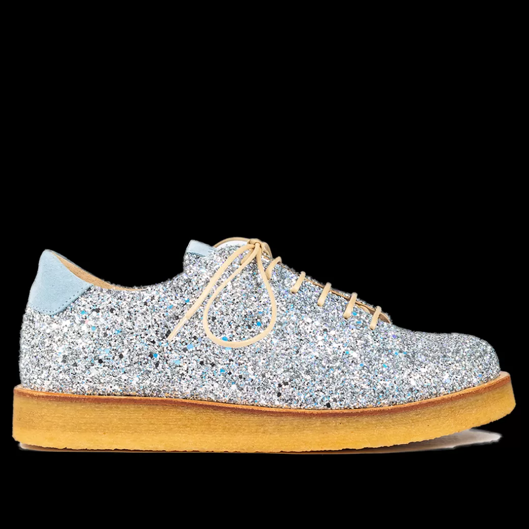 Clearance Sneaker I Glitter På Plateausål Dame Sko