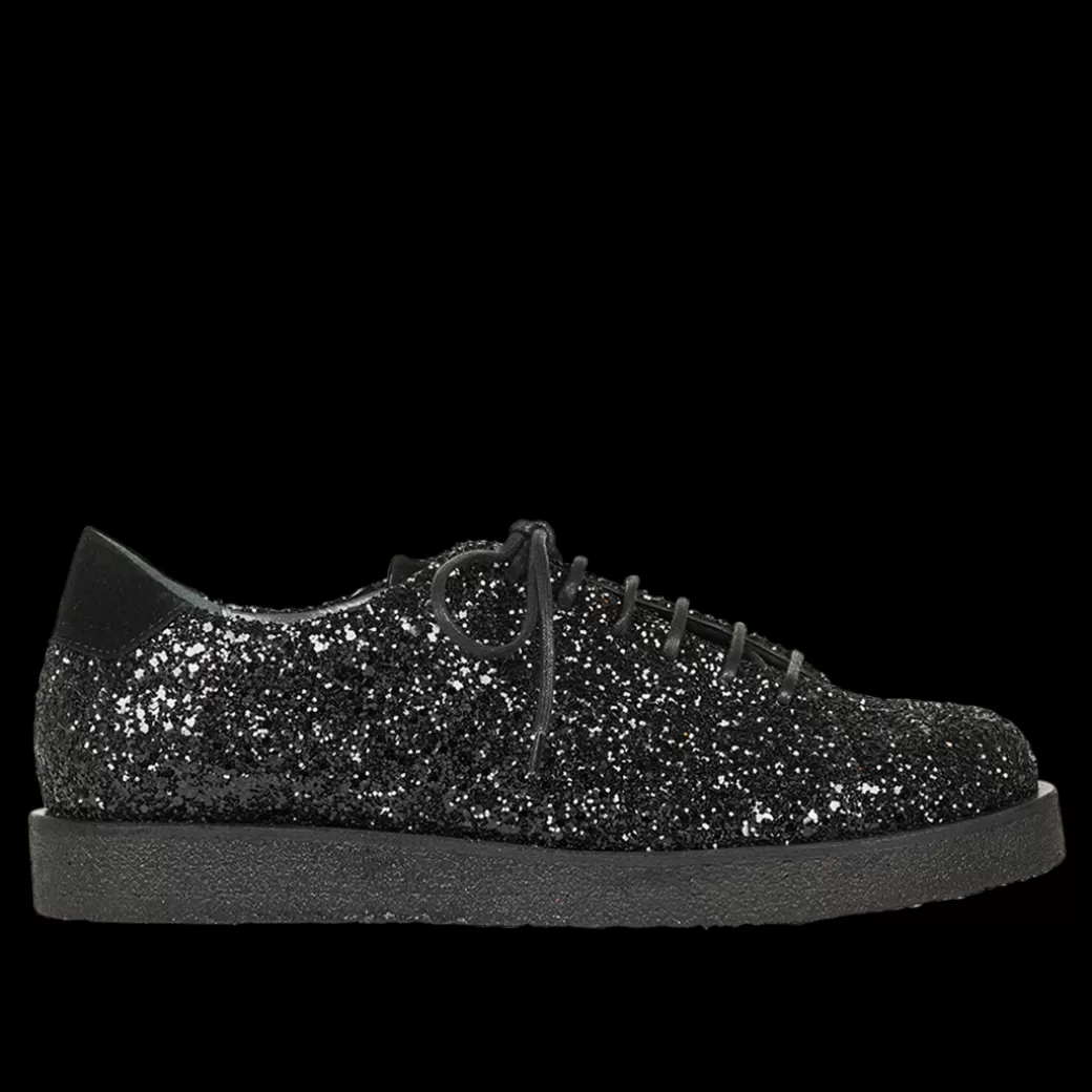 Cheap Sneaker I Glitter På Plateausål Dame Sko