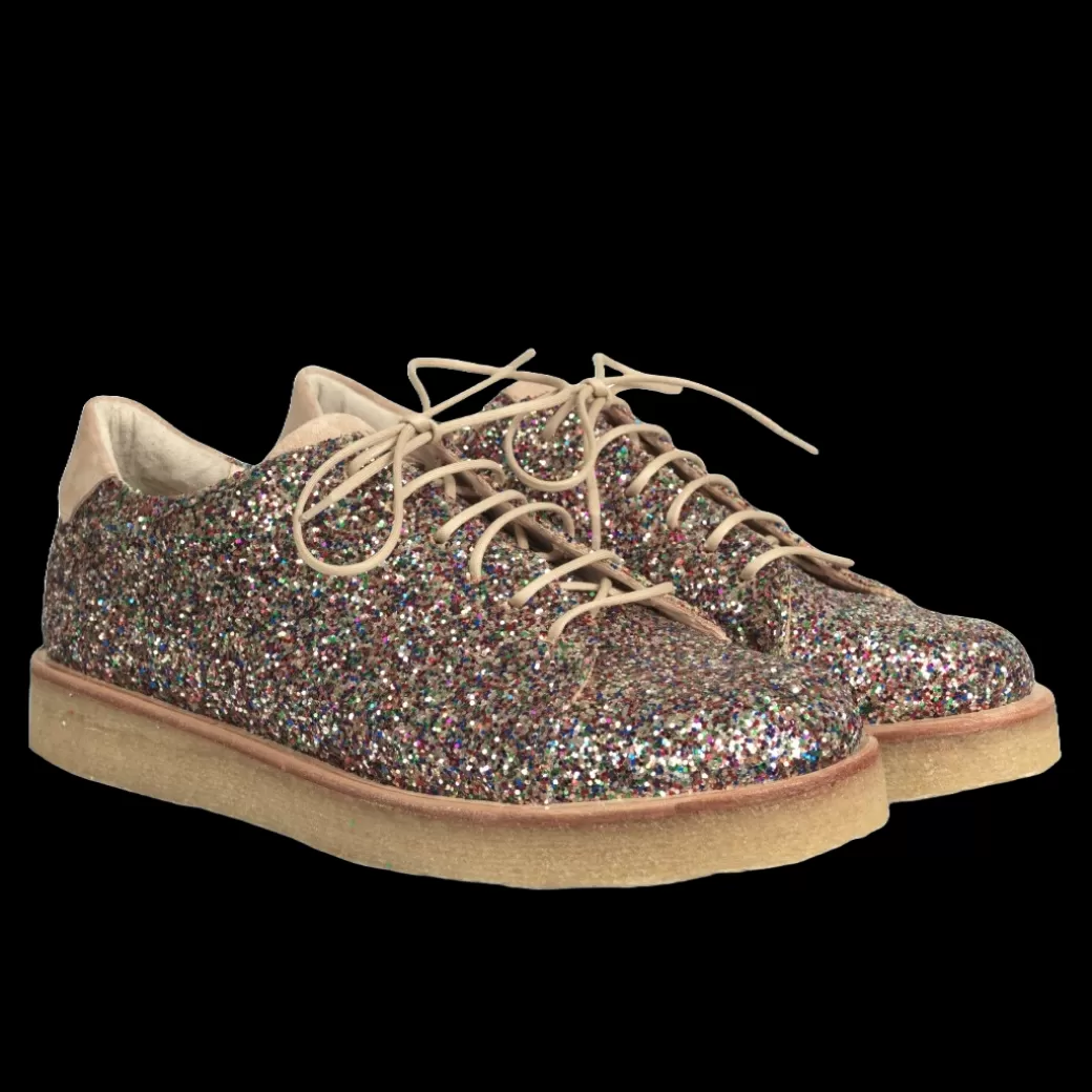 Hot Sneaker I Glitter På Plateausål Dame Sko